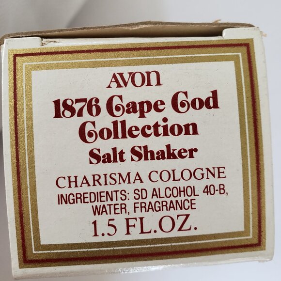Vintage Avon Cape Cod Collection Salt Shaker 1978 Charisma Scent Ruby Glass - Picture 2 of 11